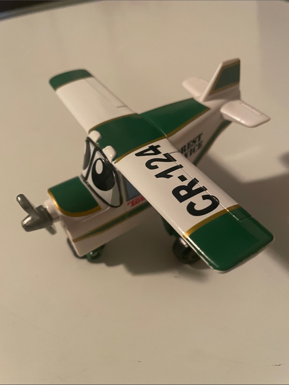 Vintage 2005 Tonka Maisto Happy Face Hasbro CR-124 Airplane For Forest Service